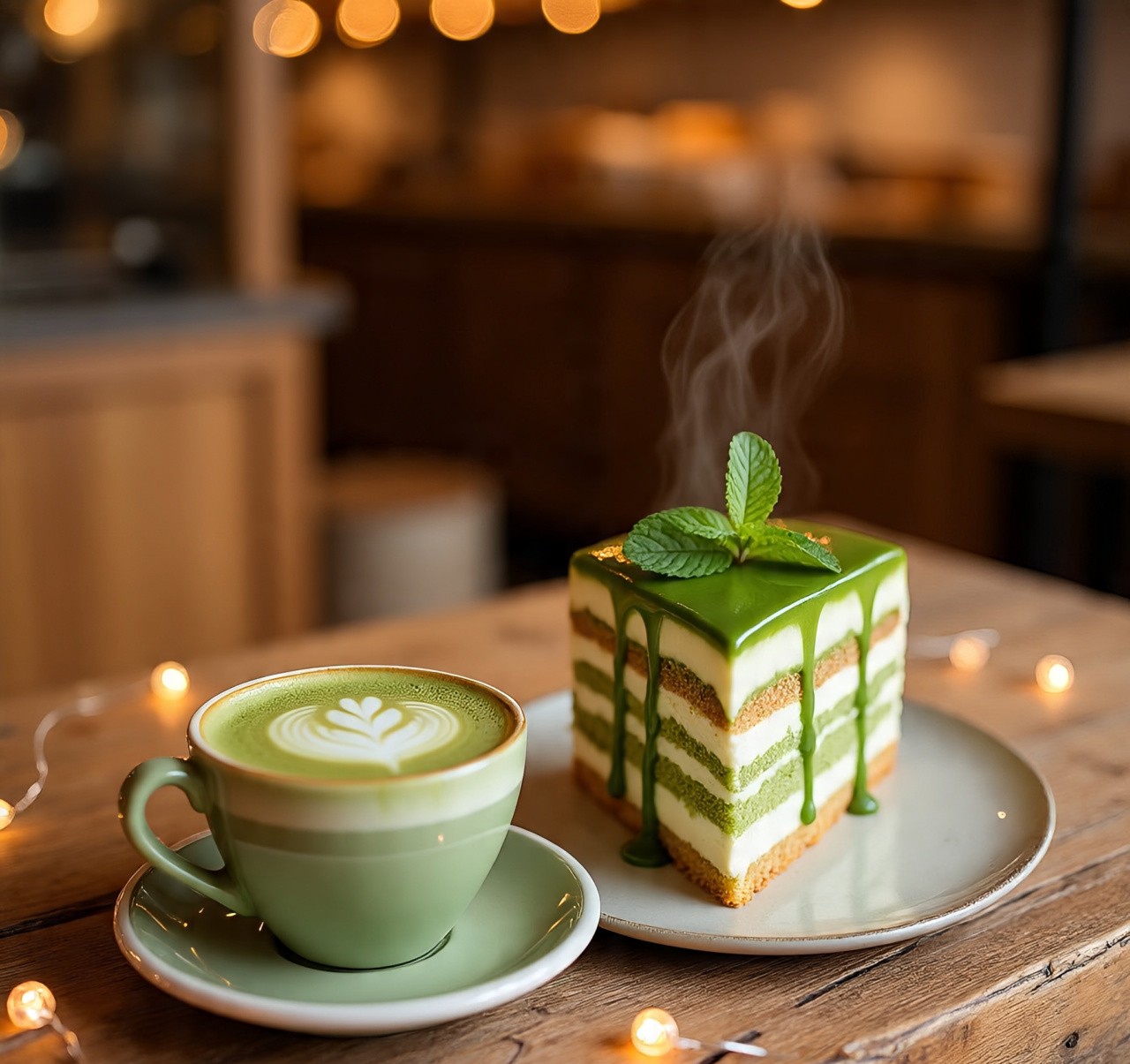 Matcha Latte Dessert
