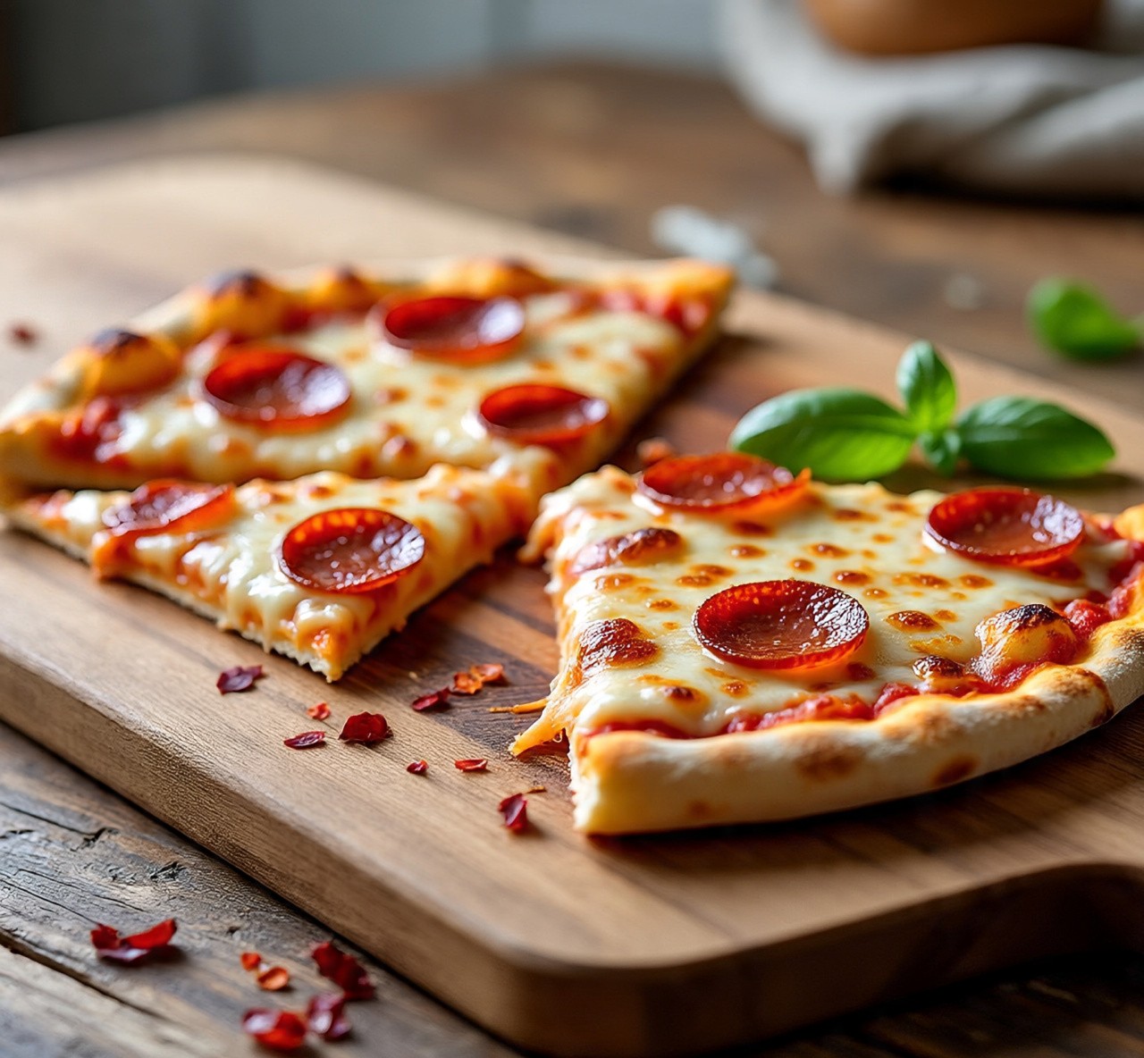 Spicy Pepperoni Pizza